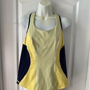 Lululemon Yellow and Black Tank Top